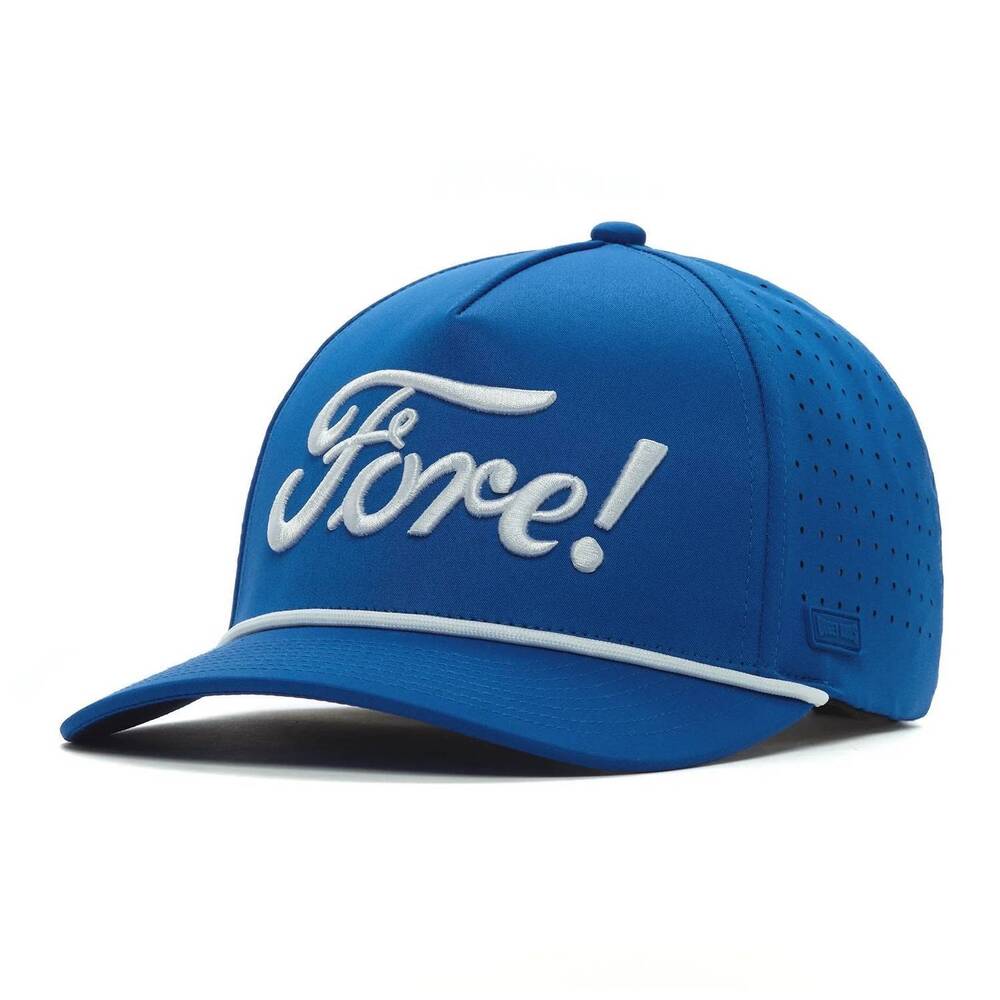 NEW BOGEY BROS men's fore! performance golf rope snapback hat in blue